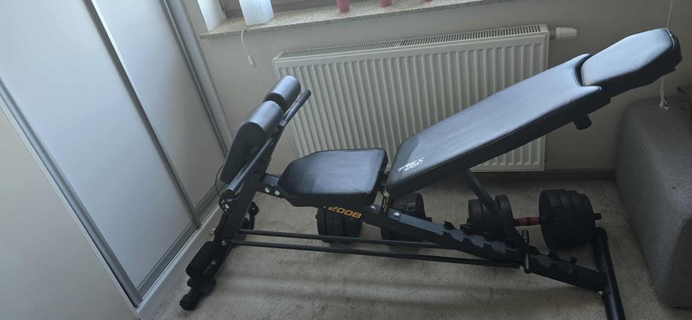 Ławeczka treningowa regulowana z modlitewnikiem TREX SPORT – stan IDEA