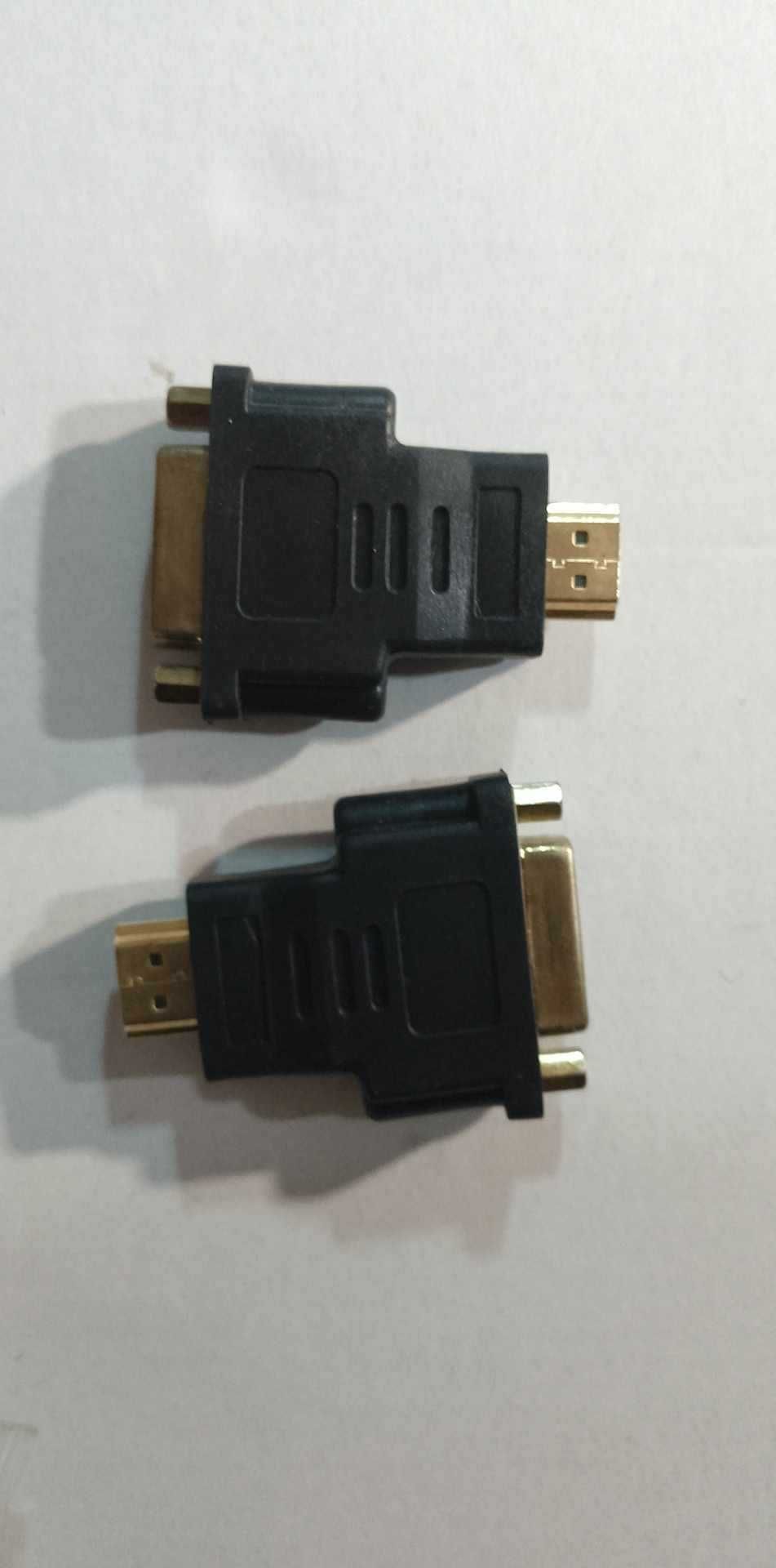 Adapter  HDMI wtyk - DVI-D gniazdo czarny zestaw 50 szt