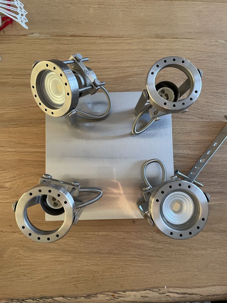 Loftowa lampa nowoczesna 4 punkty