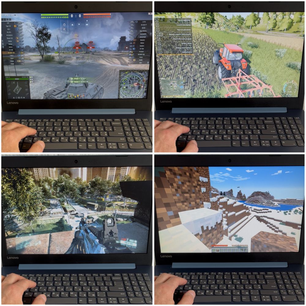 Lenovo 4 Core в отличном состоянии + две видеокарты + девайсы + игры