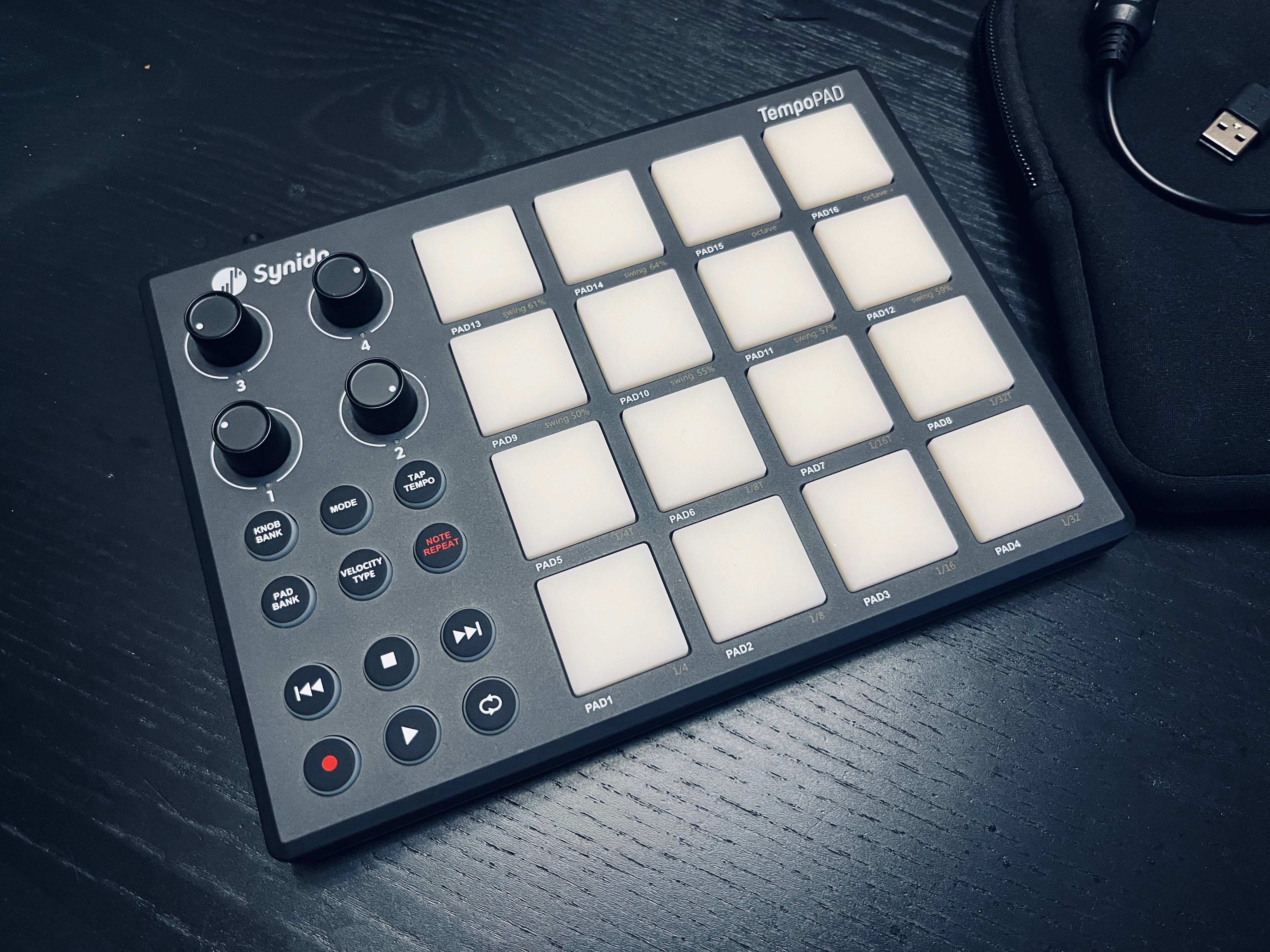 (wys. priv)Kontroler MIDI Synido Tempo PAD