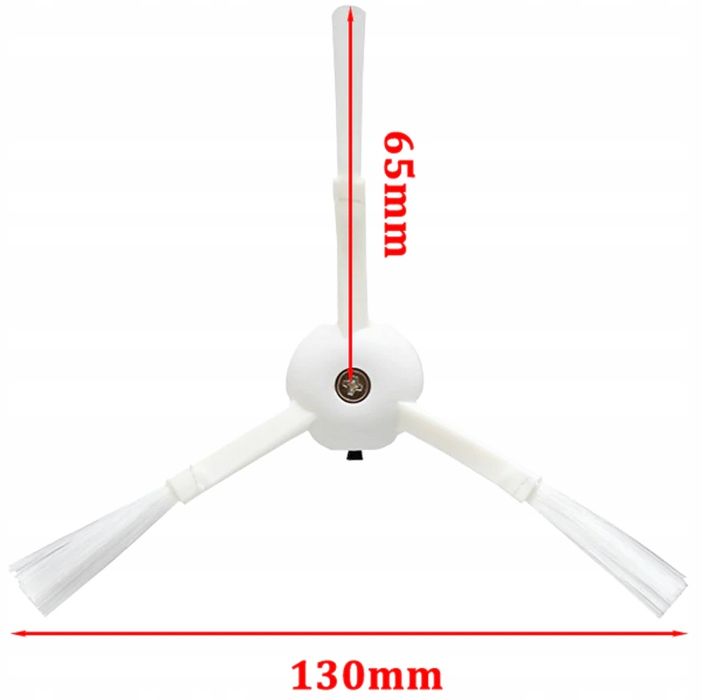 Szczotka boczna do Roborock S50, S55 - 4 szt. Jakość i niezawodność.