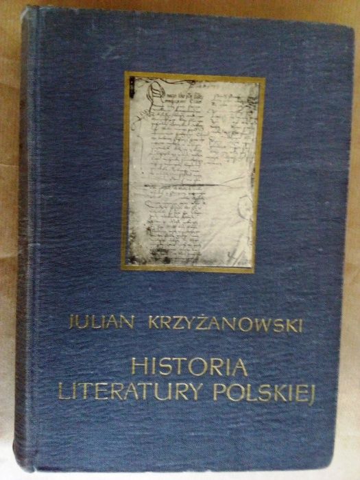 Książka Historia literatury polskiej