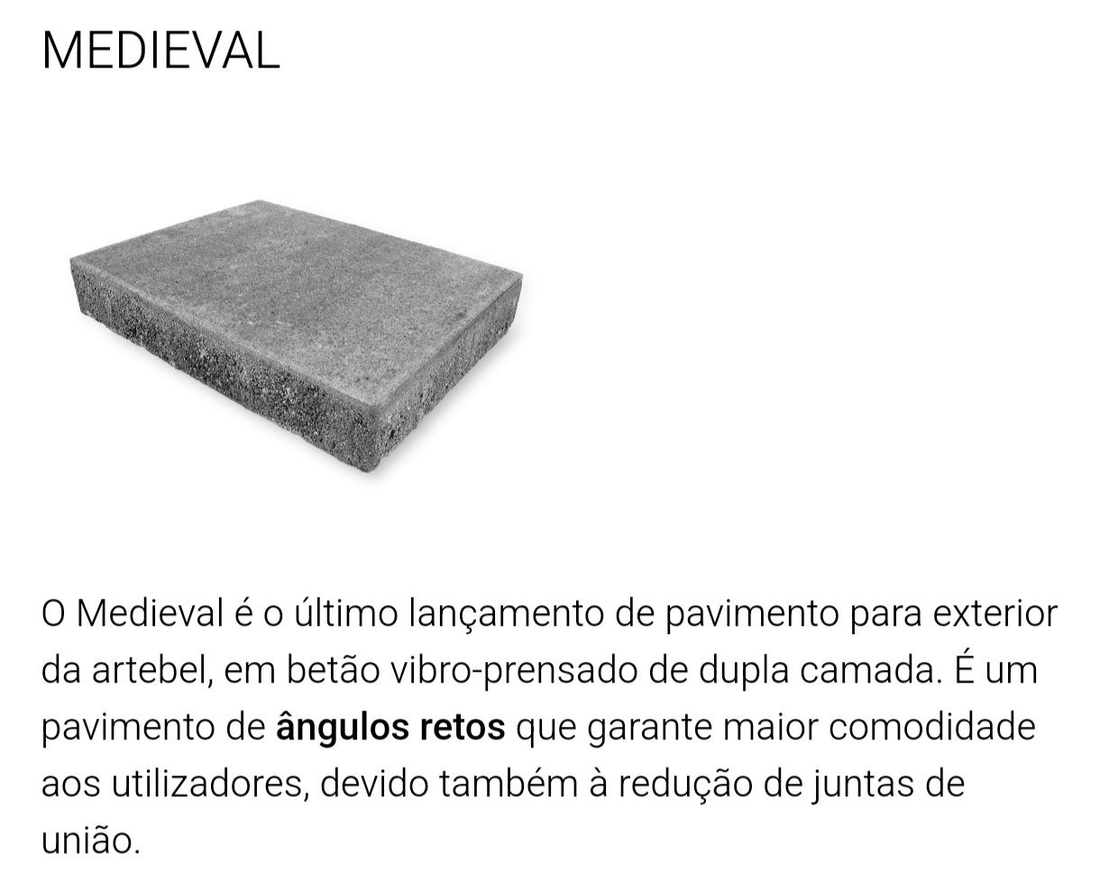 Pavimentação em Pavê
