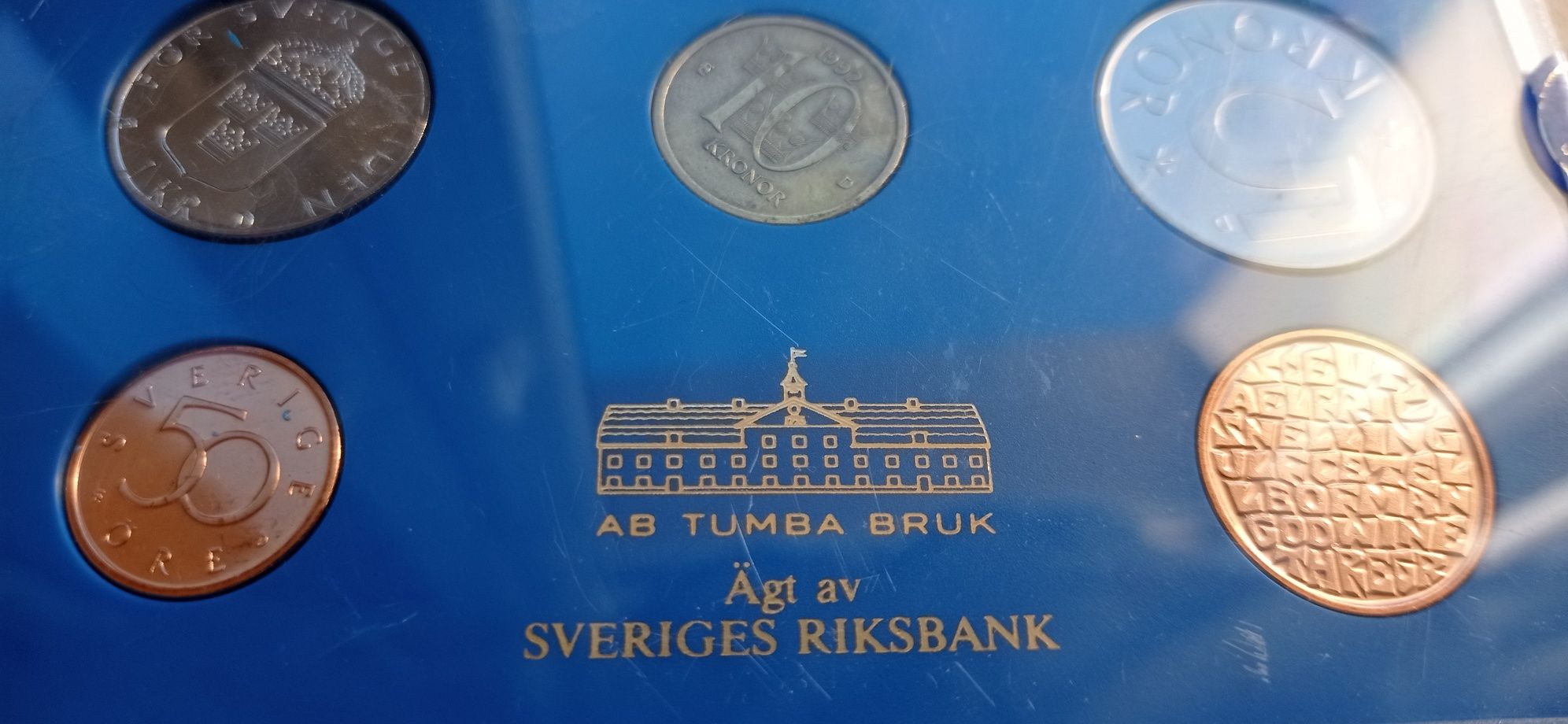 Zestaw monet Szwecja 1992