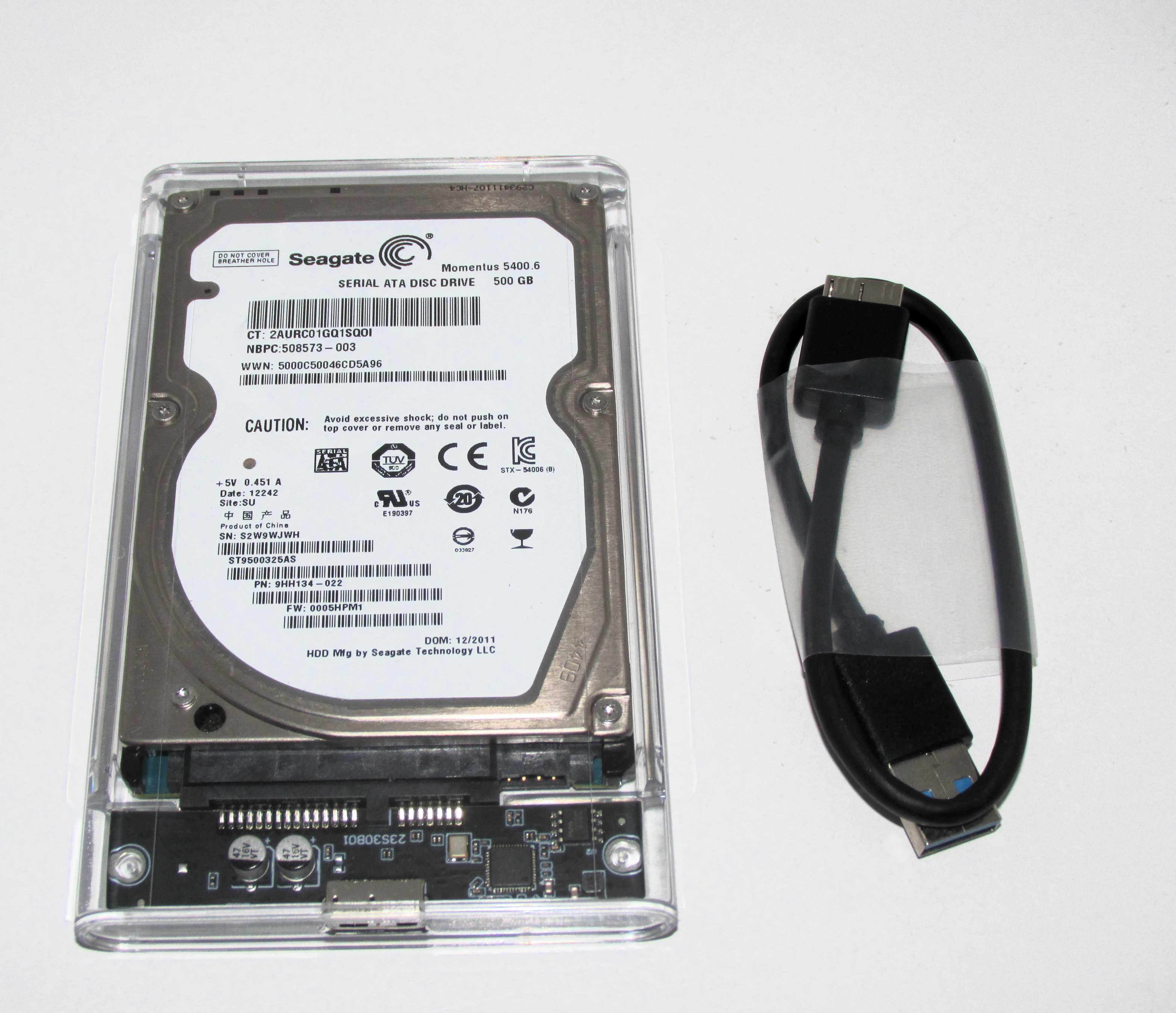 Disco Externo Seagate 500 GB USB 3.1 para armazenamento de Ficheiros