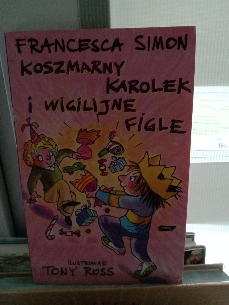 Koszmarny Karolek i wigilijne figle , Francesca Simon.