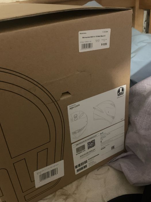 шлем Agv k1 (S) с гарнитурой sena 5s