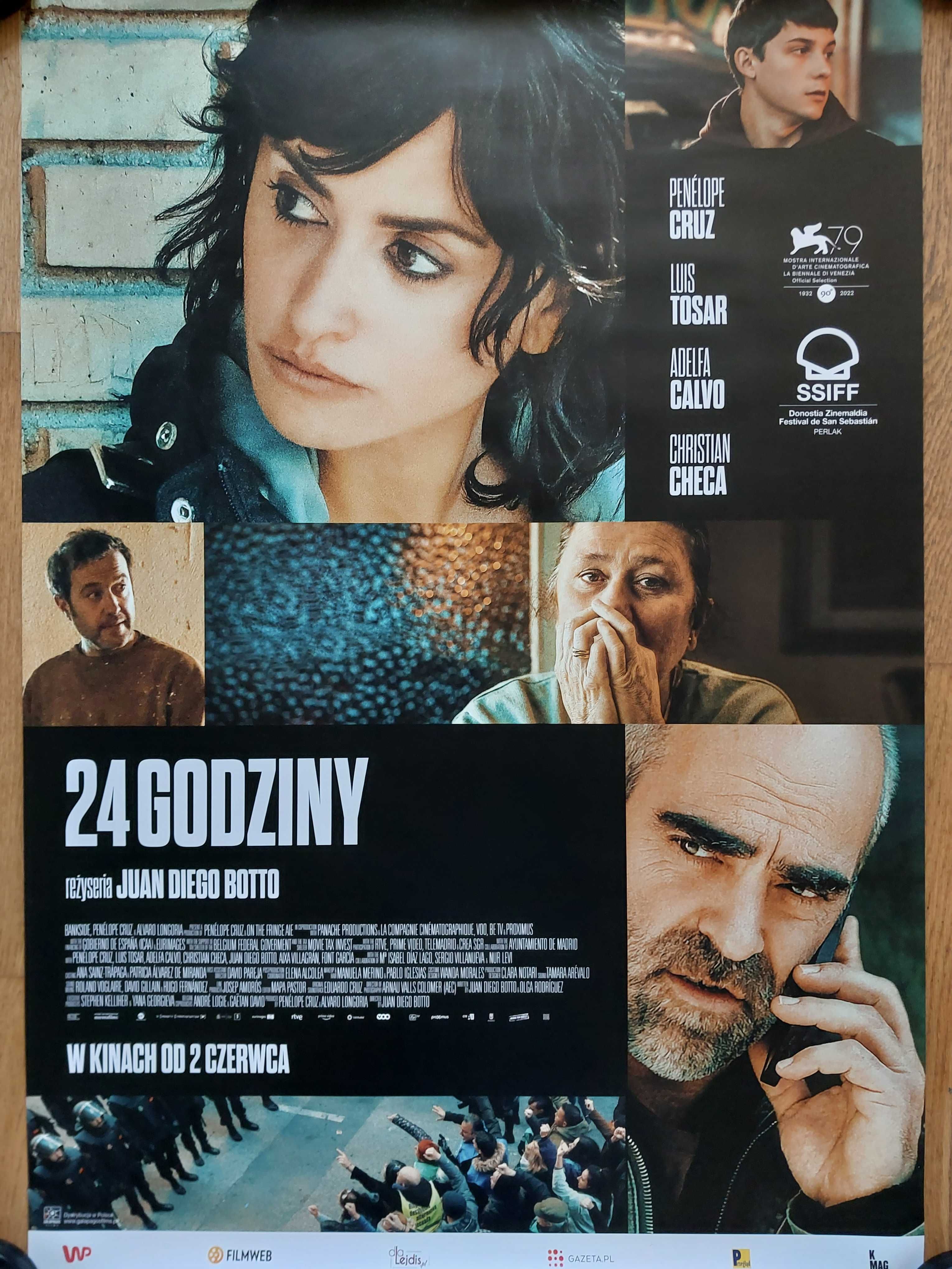 Plakat filmowy ,,24 godziny"