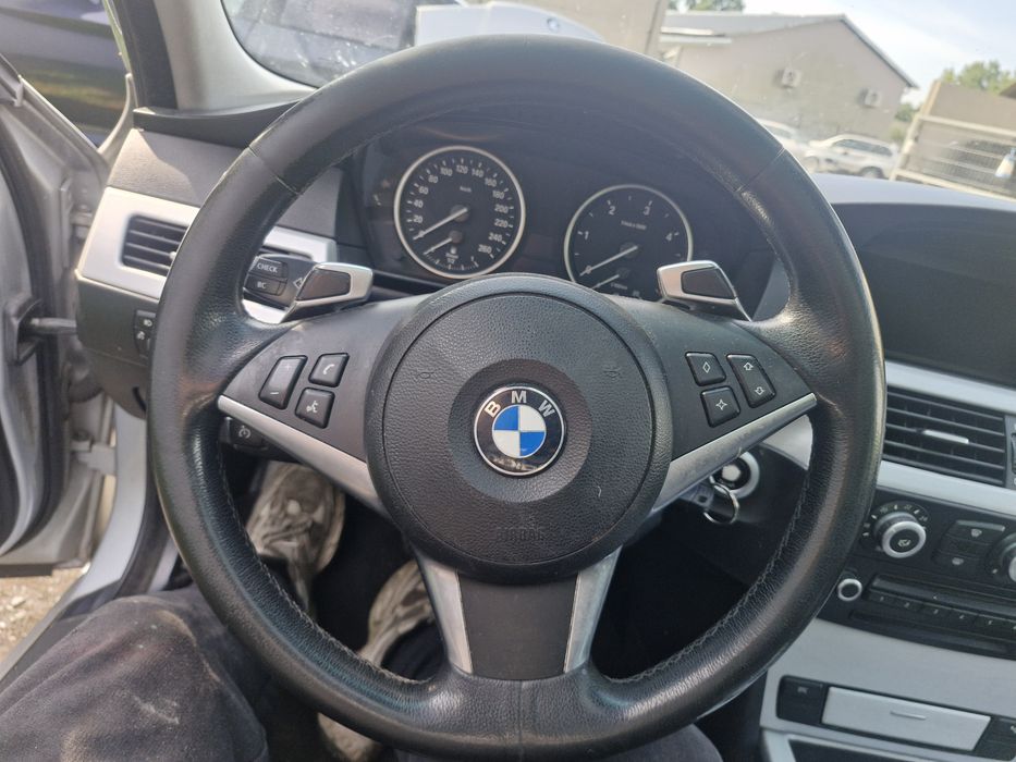 Kierownica sport bmw e60 łopatki start stop