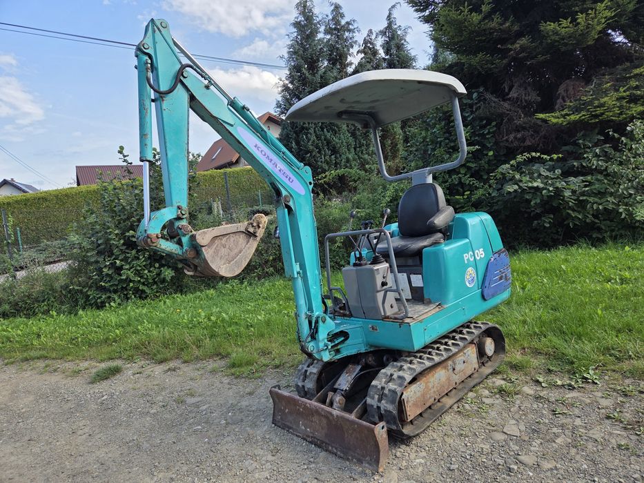Minikoparka Komatsu PC05 1.5t.**nie.jcb.kubota.terex.yanmar.cat**