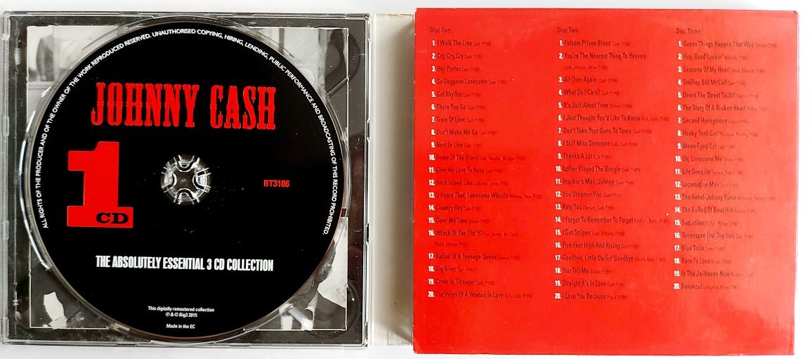 Johnny Cash The Absolutely Essential Collection 3CD 2015r
