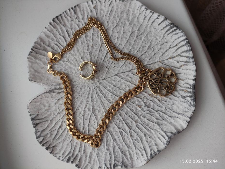 Набір маквін кольє та каблучка