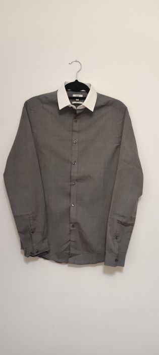 Koszula slim fit z długim rękawem F&F r. S 14,5