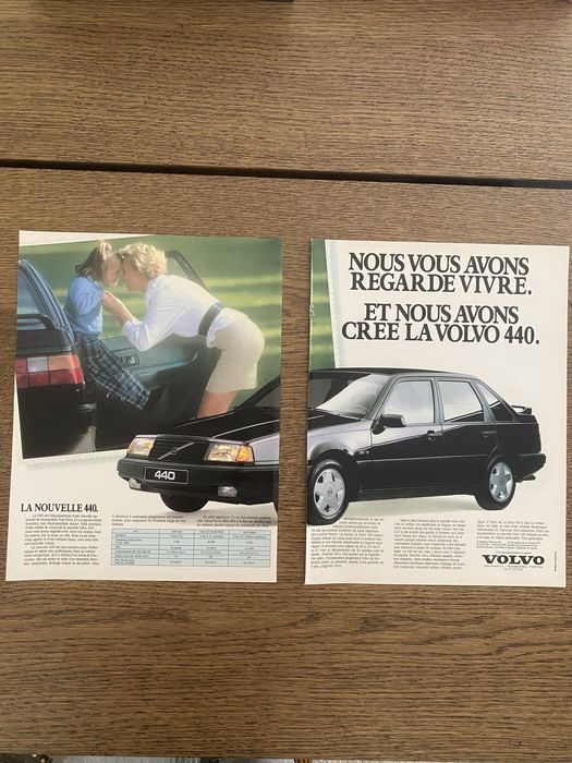 Anúncio Vintage Volvo 440 de 1988