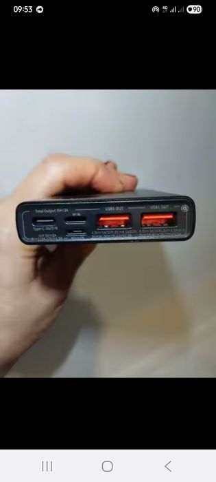 Павербанк оригинал Baseus Adaman 10000 mAh 22.5W супер быстрая зарядка