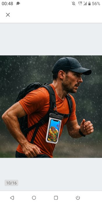 Etui pokrowiec na telefon wodoszczelne pieniądze dokumenty