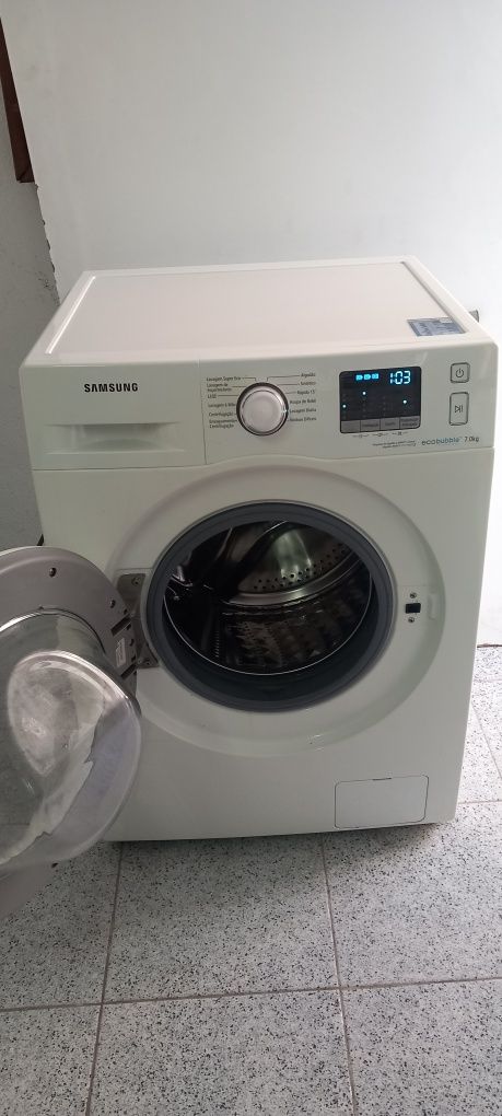 Máquina lavar roupa Samsung eco bubble 7kg, com entrega