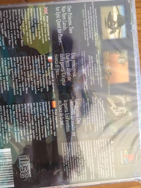 Breath of Fire 4 PS1 novo selado