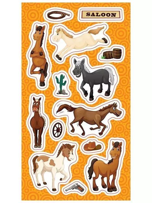 Naklejki Koniki. Ranok-Creative