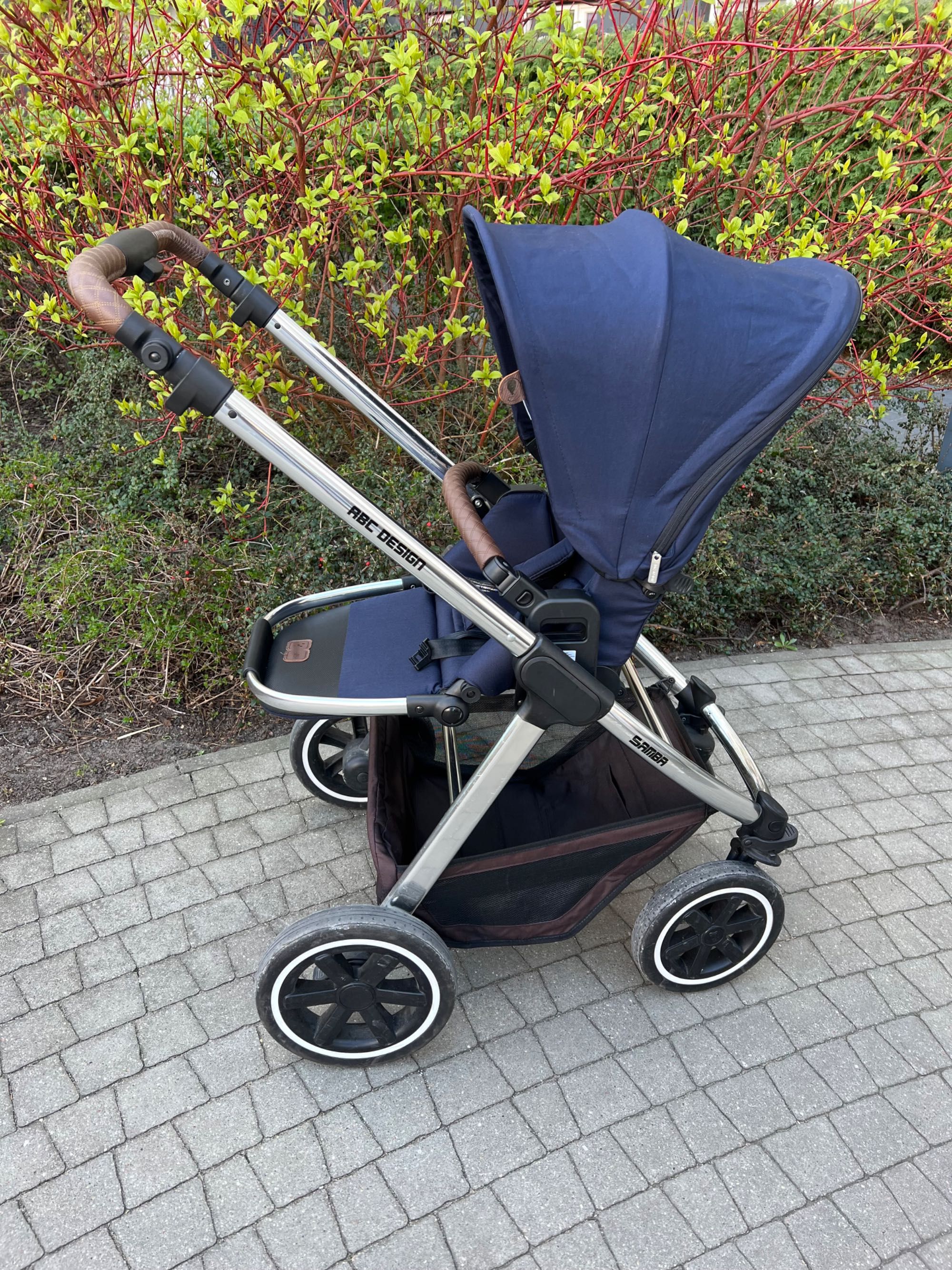 Wózek 2w1 gondola spacerówka ABC Design Samba Navy blue