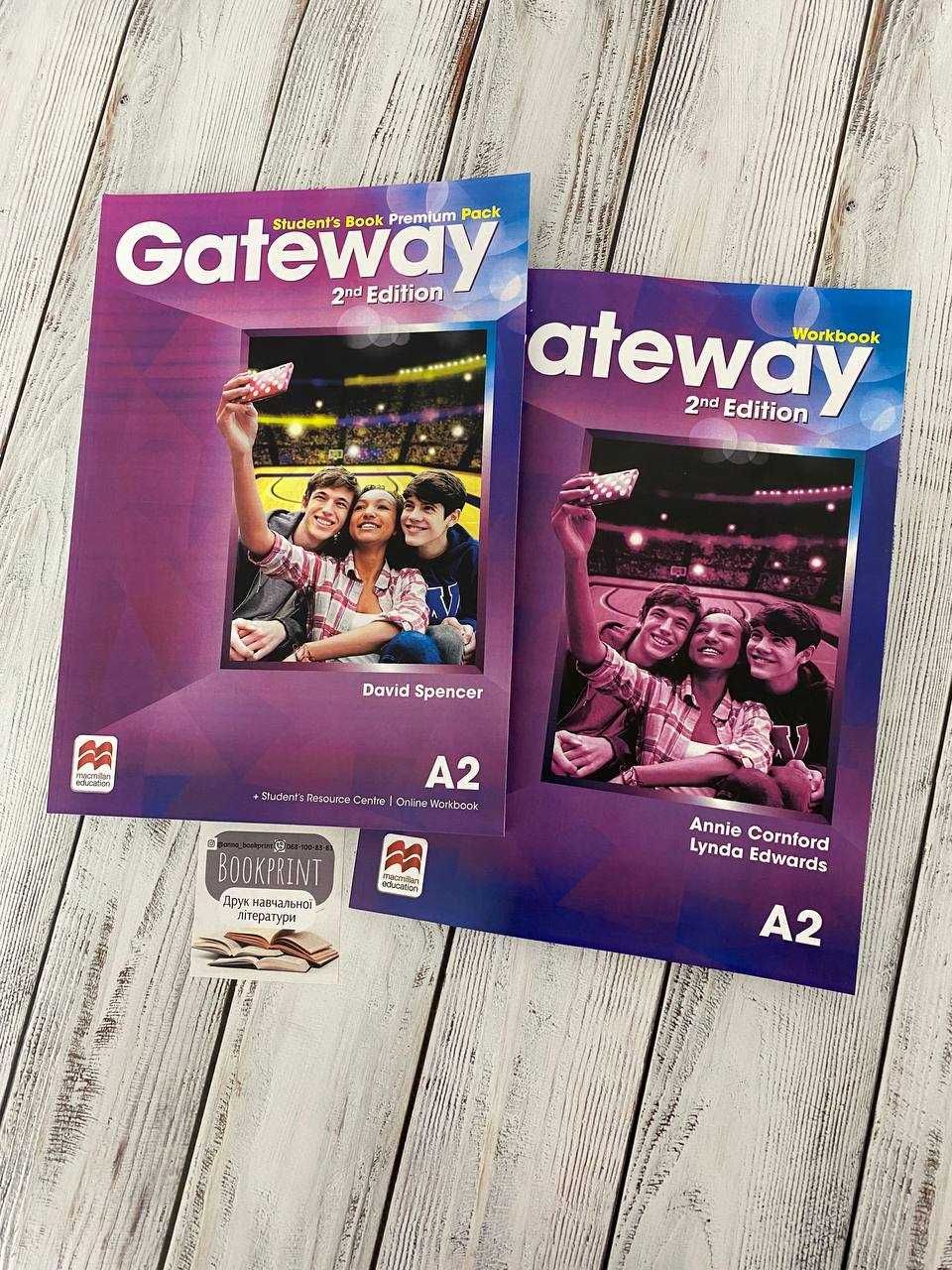 Gateway 2nd edition A2,B1,B1+,B2+ (книга+зошит)