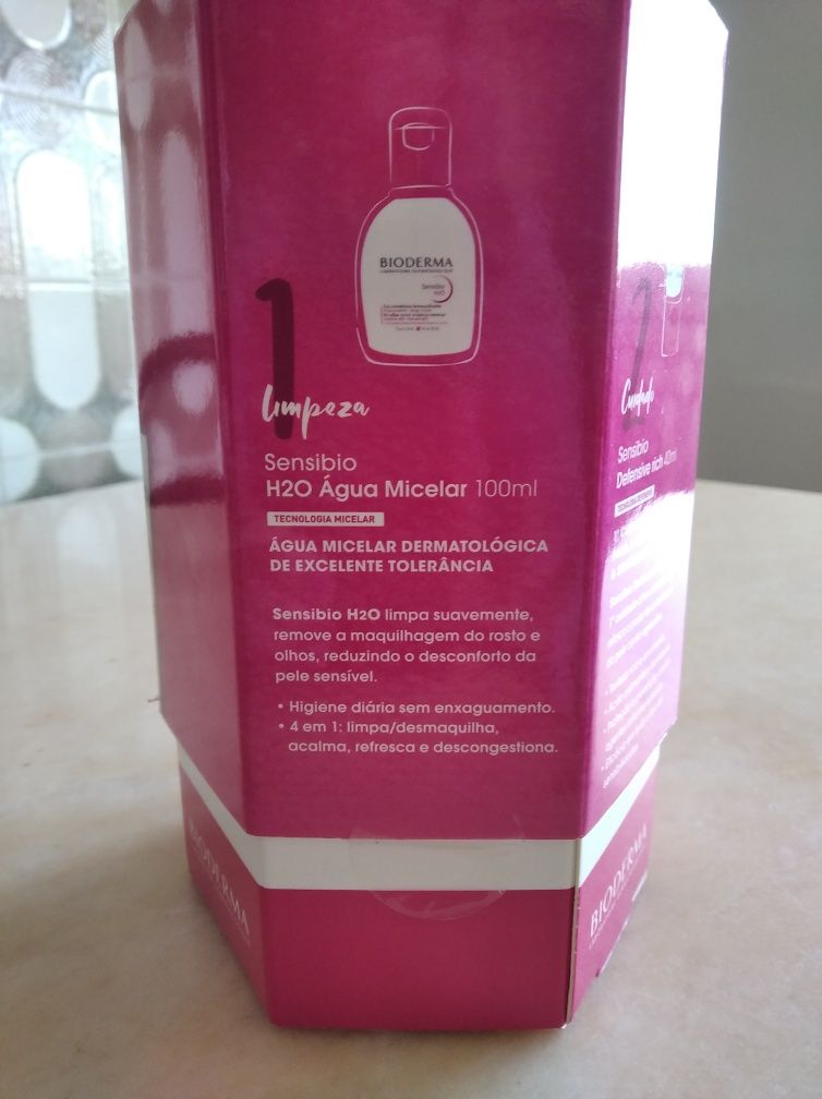 Conjunto de 3 produtos da Bioderma