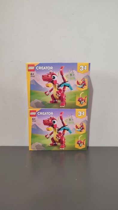 2 zestawy!! LEGO Creator 3w1 31145, Nowe
