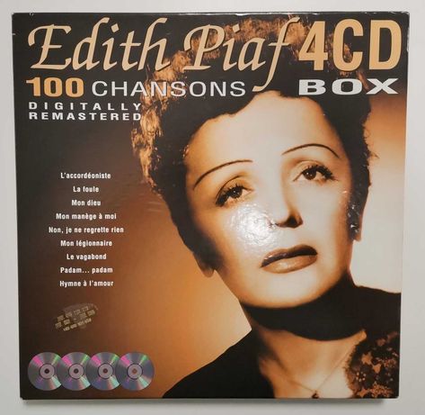 Colectânea de 4 CD's Édith Piaf 100 Chansons