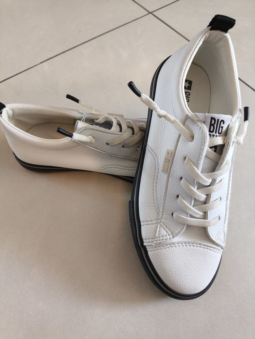 Buty chłopięce trampki skórzane Big Star 34