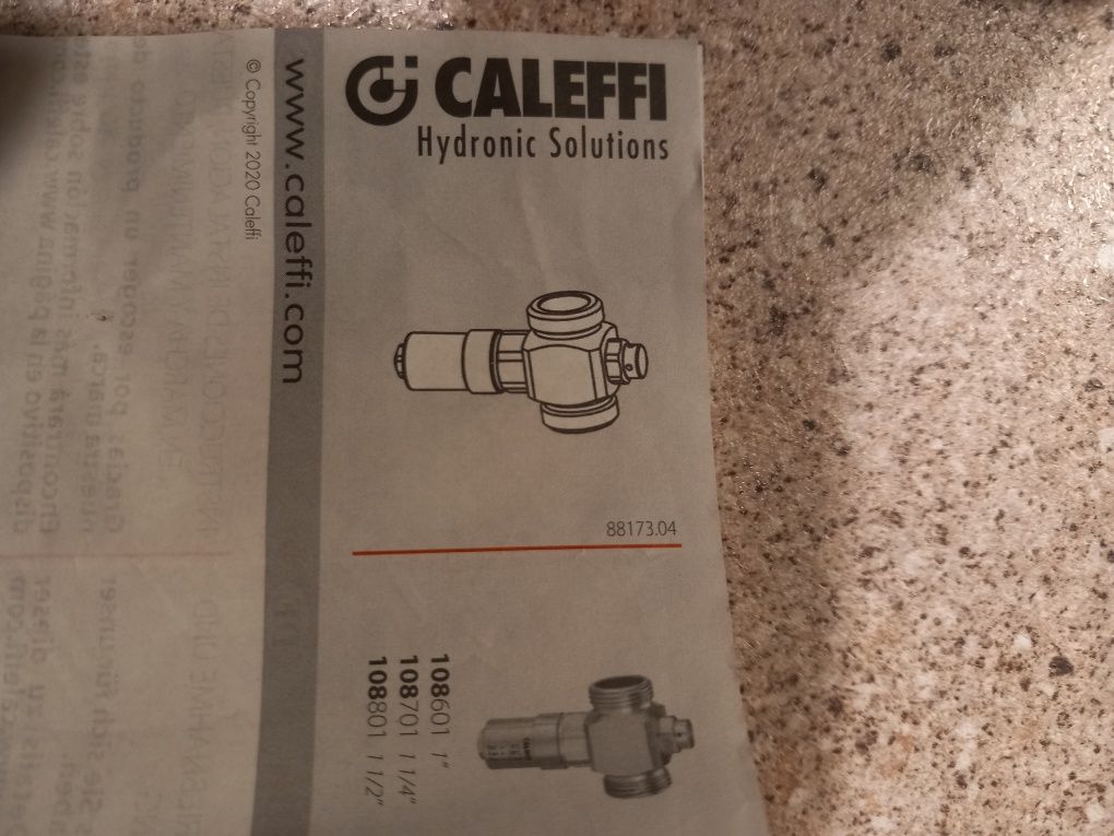 Zawór antyzamrożeniowy przeciwzamrożeniowy Caleffi