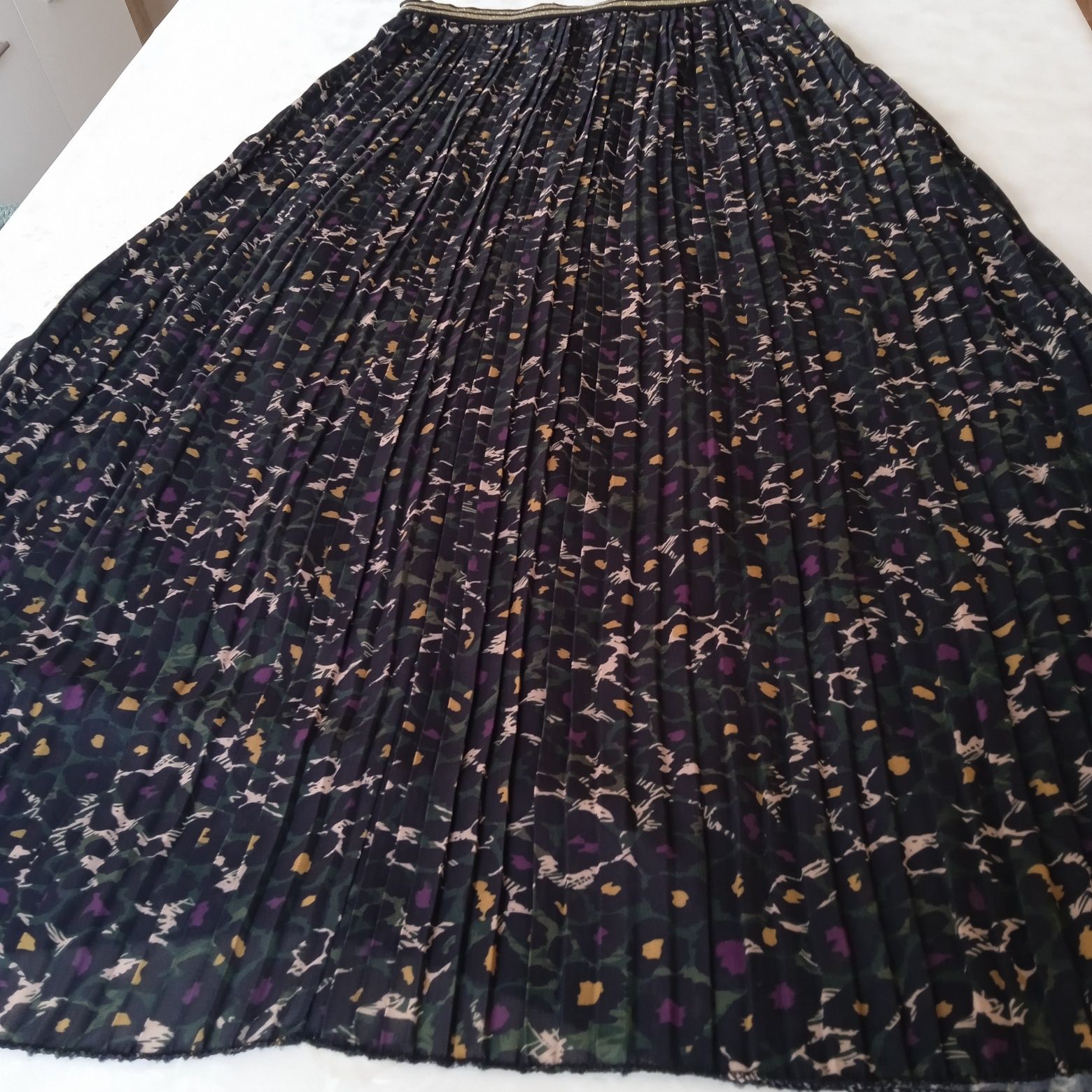 Pronto Moda K &S włoska drobno plisowa spódnica Nowa b metki r M,L,XL