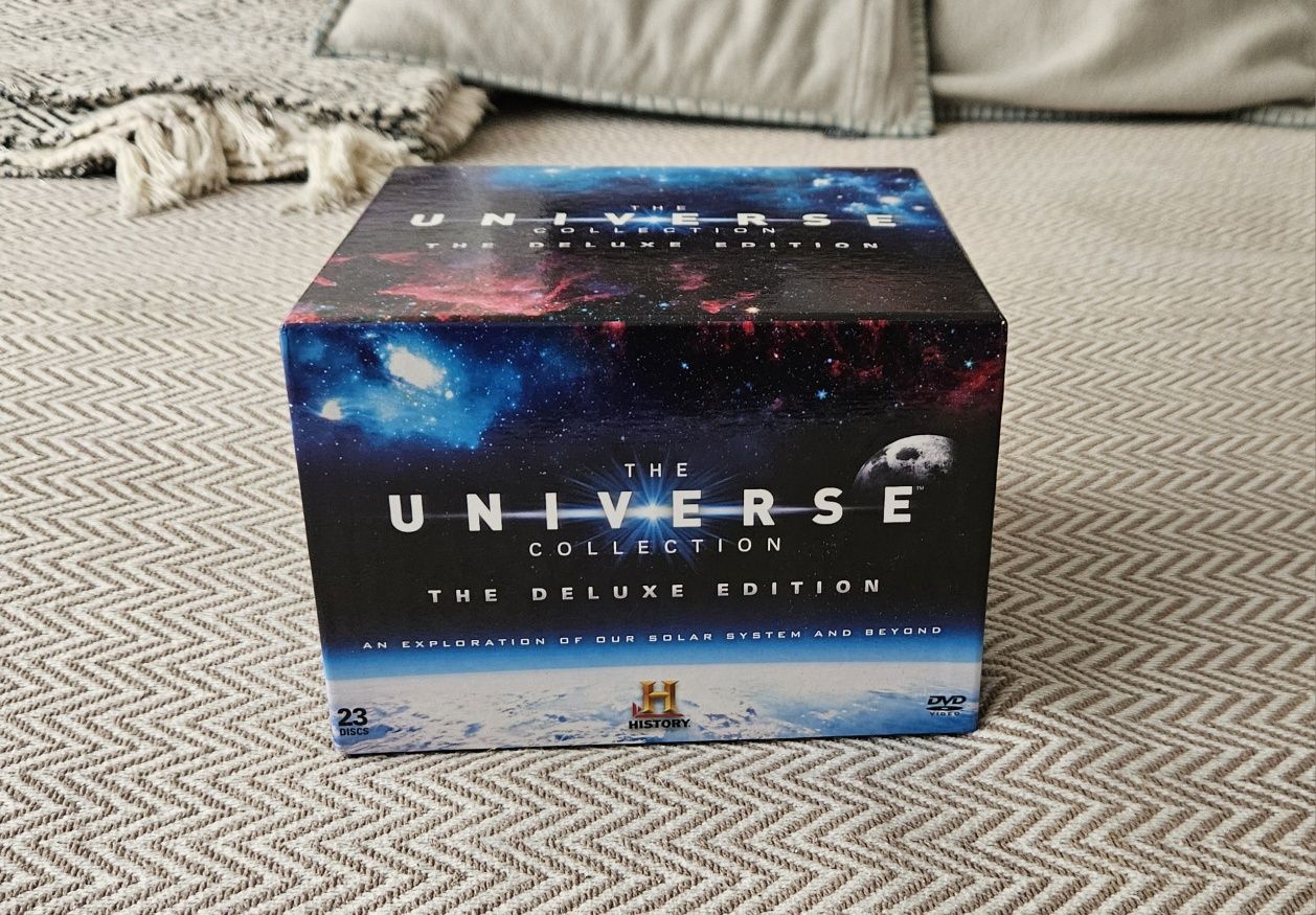 Nowy zestaw 23 Płyty DVD i ksiązka The Universe Collection The Deluxe