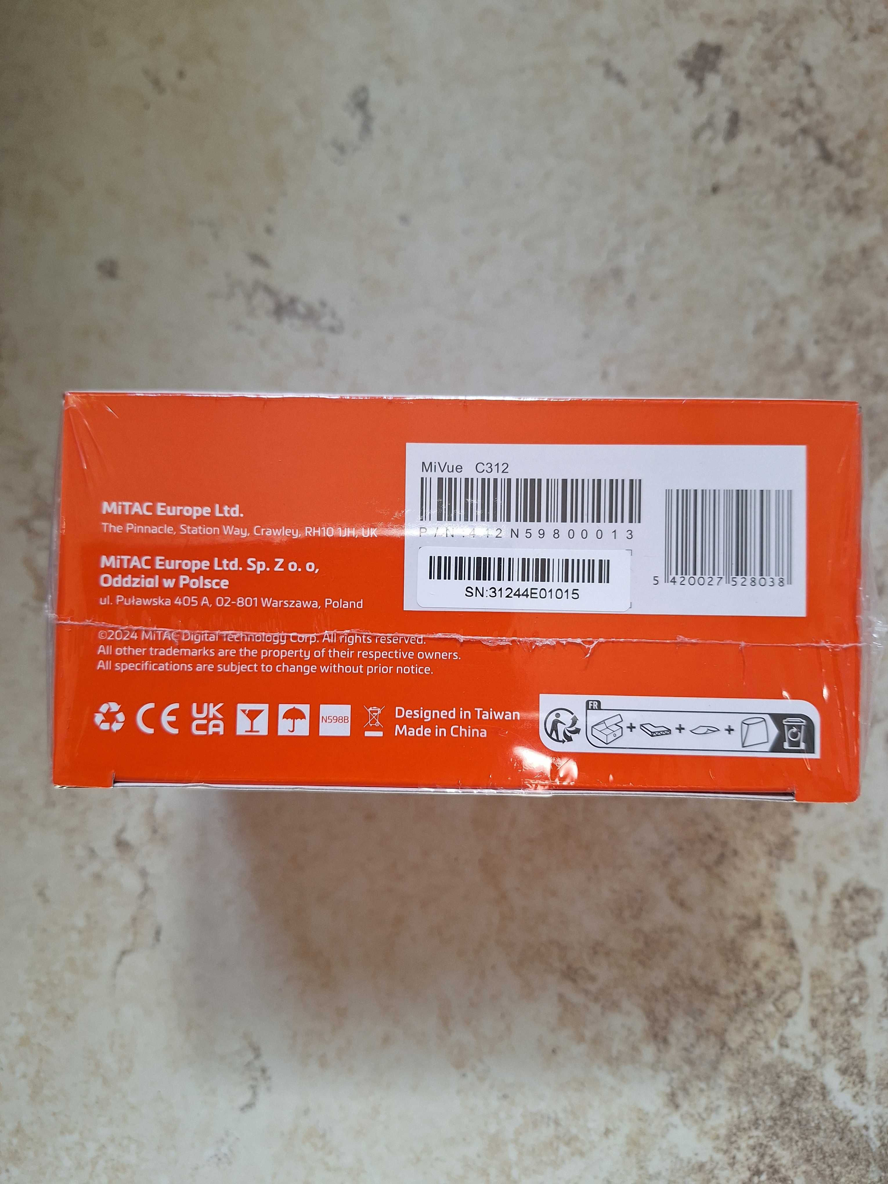 Wideorejestrator MIO Mivue C312 NOWY!
