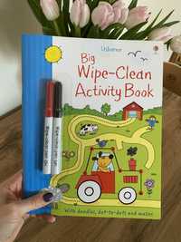 Big wipe-clean activity book usborne po angielsku