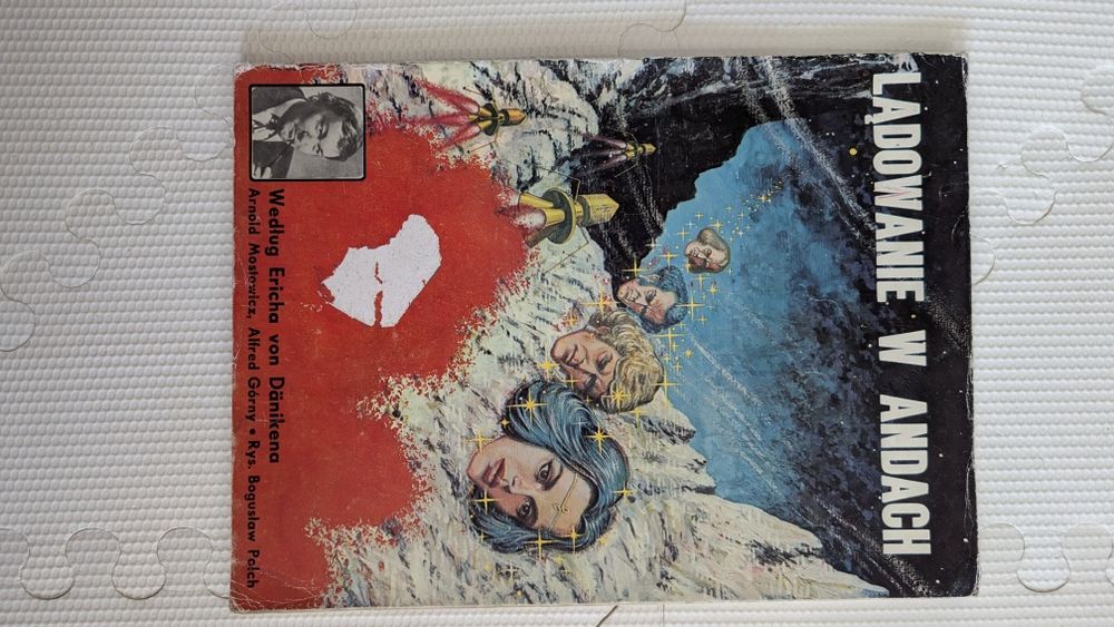 Lądowanie w Andach, komiks wydanie I, 1982 rok