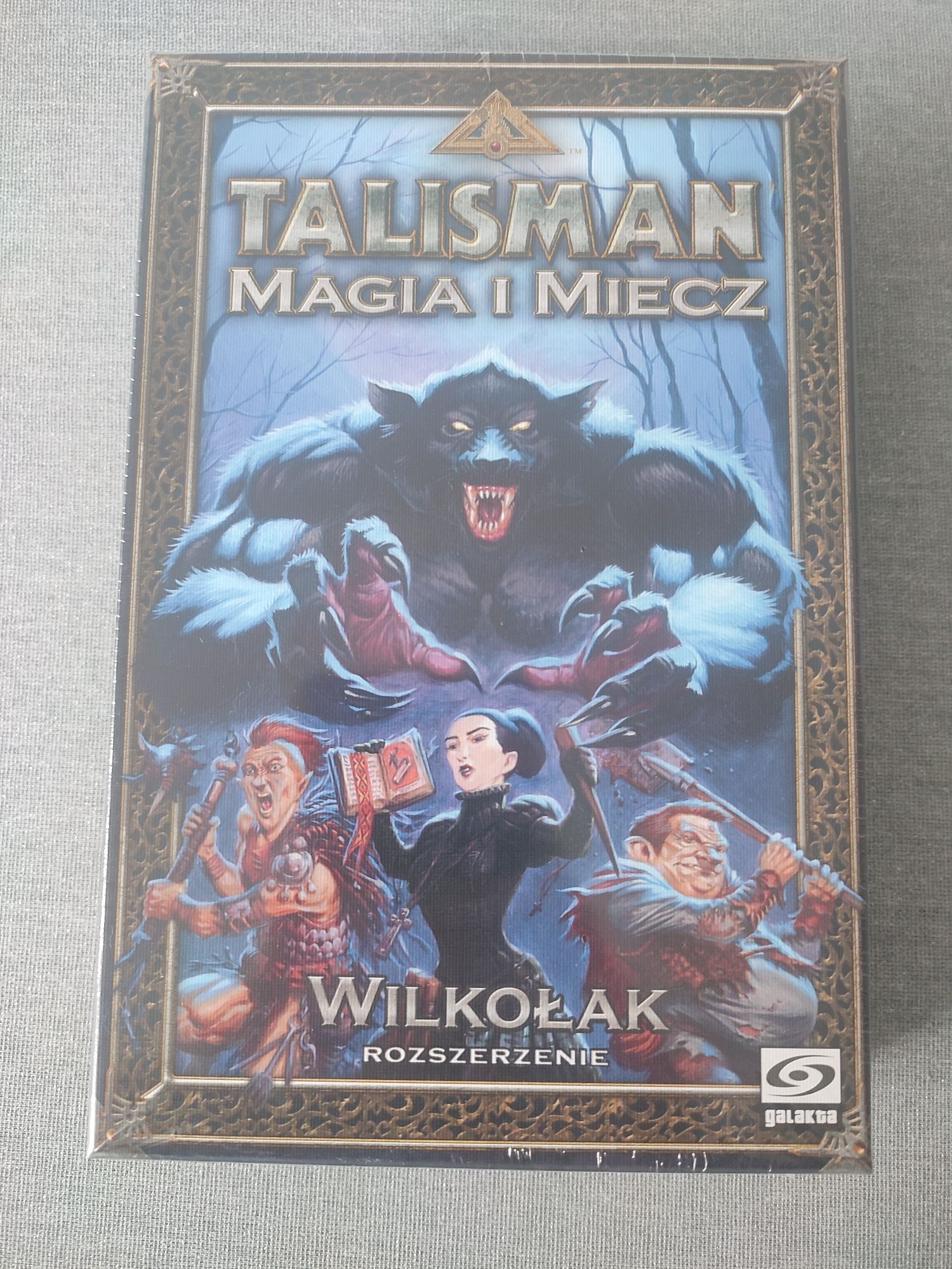 Wilkołak talisman magia i miecz nowa folia