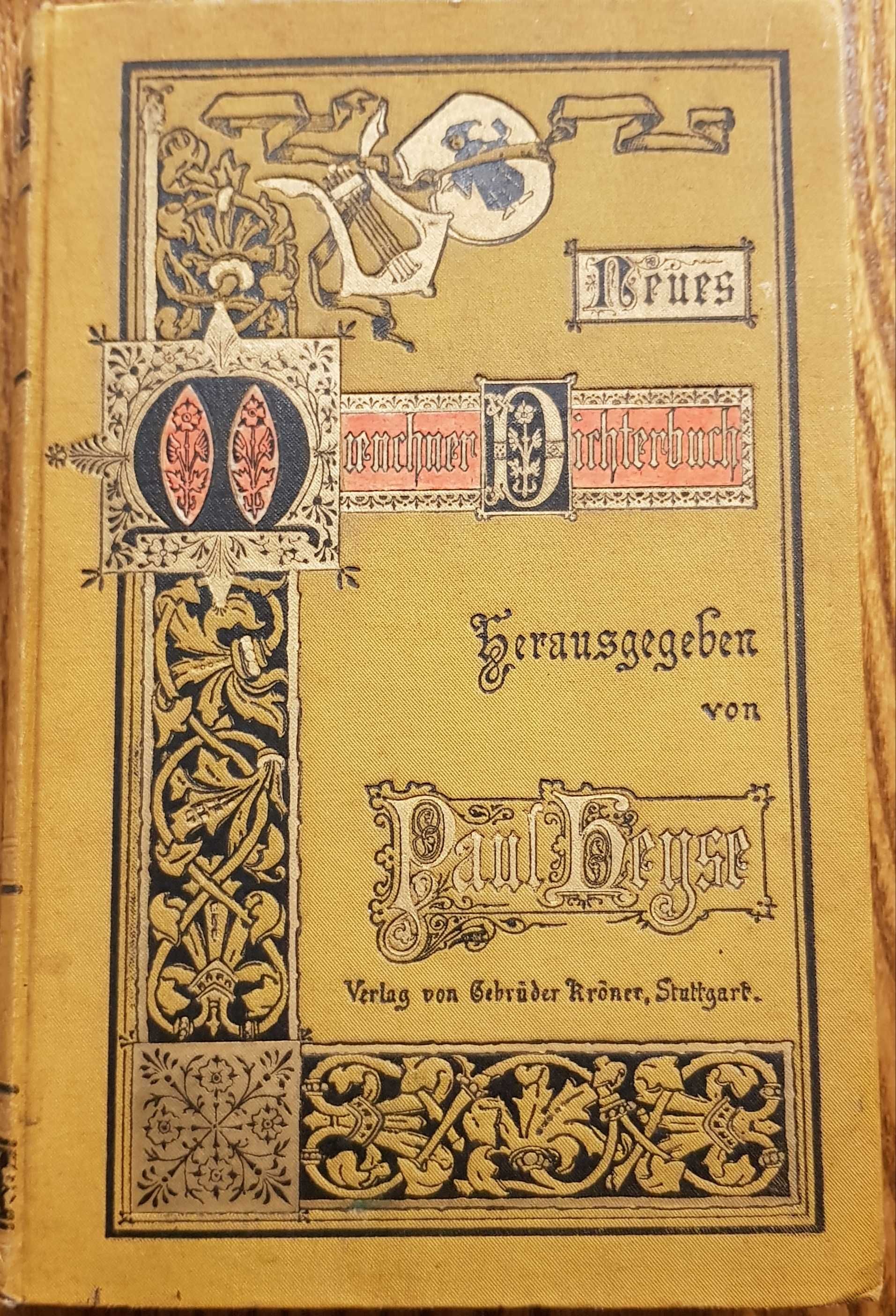 Książka Munchner Dichterbuch 1882