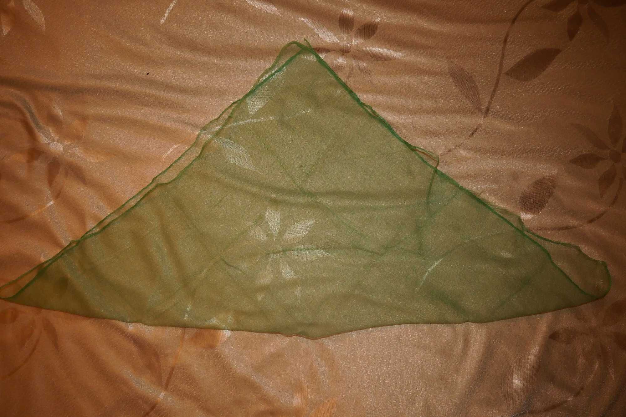 Szal szalik chusta chustka apaszka bandana opaska turban zielona tiul