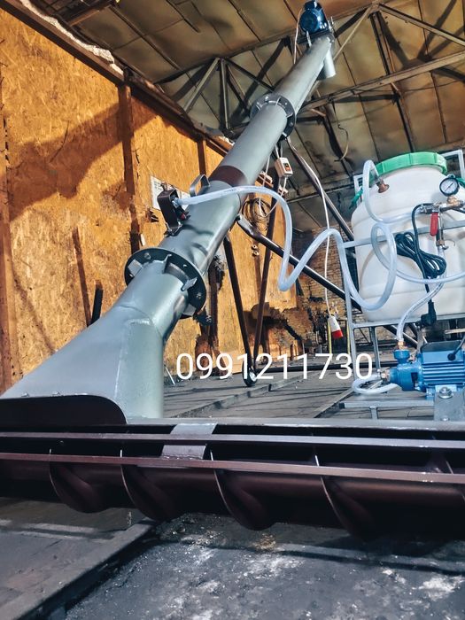 Шнек шнековий навантажувач шнековий погрузчик транспортер зерно