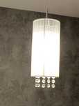 Lampy sufitowe wiszące z kryształkami