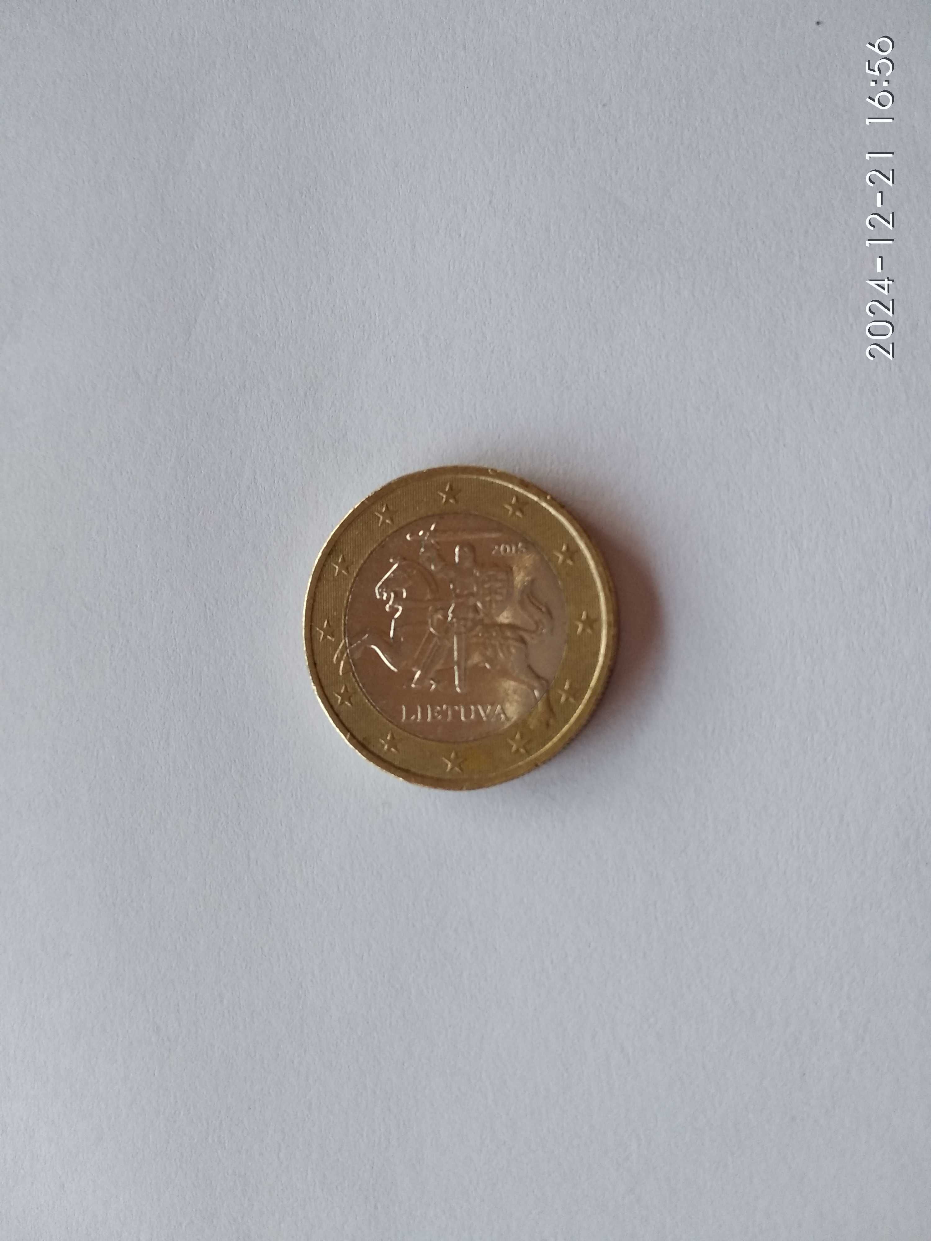 Moeda 1 Euro Lituânia 2015