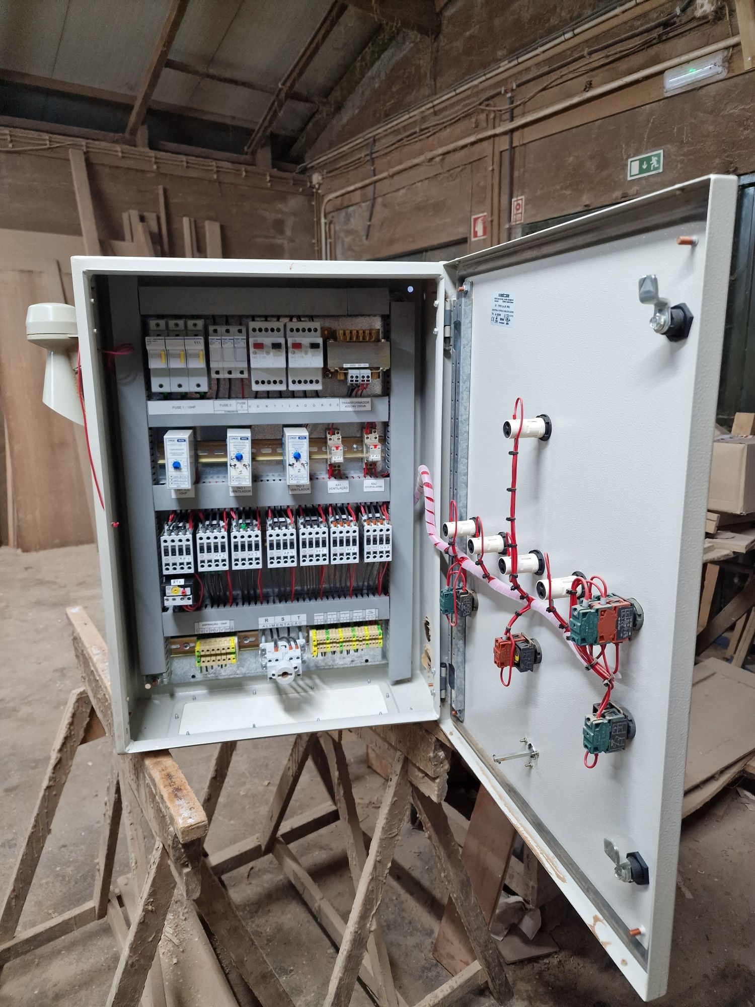 Quadro eléctrico industrial