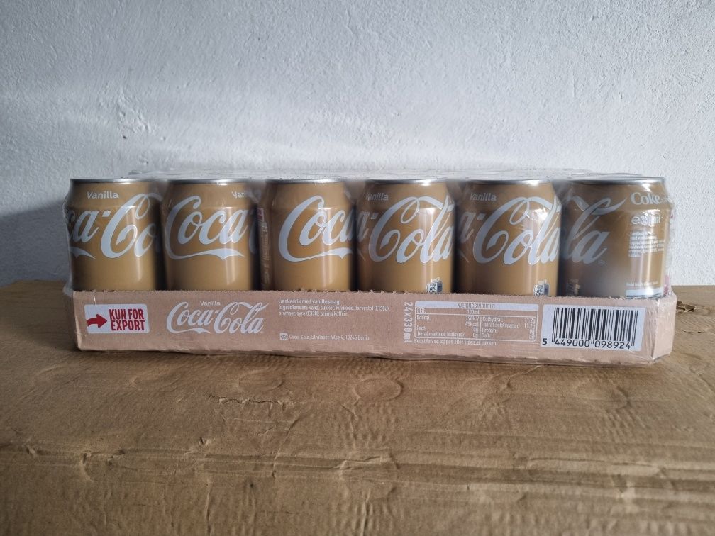 Coca Cola Vanilia 330m l- 1 sztuka tylko 3,40zł