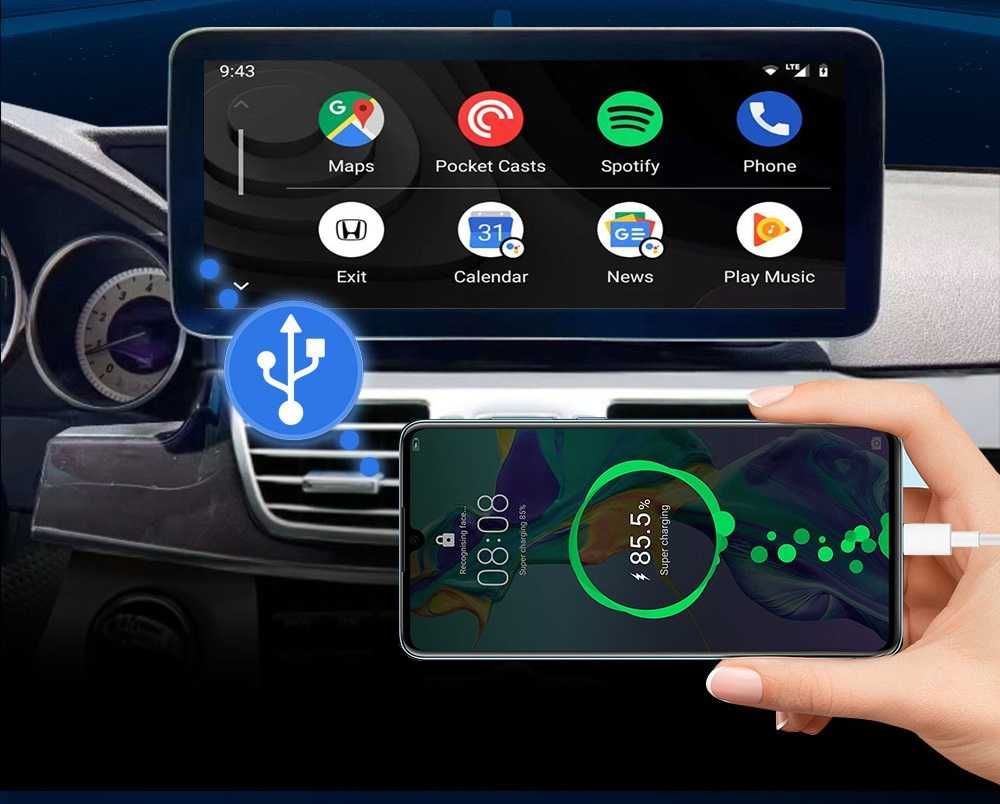 CarPlay Android Radio DAB+ USB GPS WiFi 4G MP3 Mercedes E W212 NTG4.0