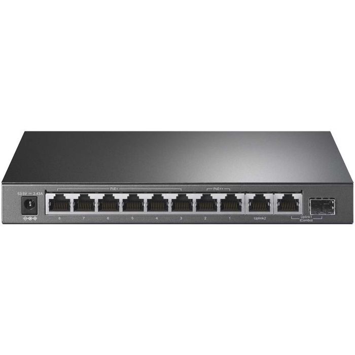 Switch TP-Link TL-SG1210PP – 10 Portas Gigabit (6x PoE+ / 2x PoE++)