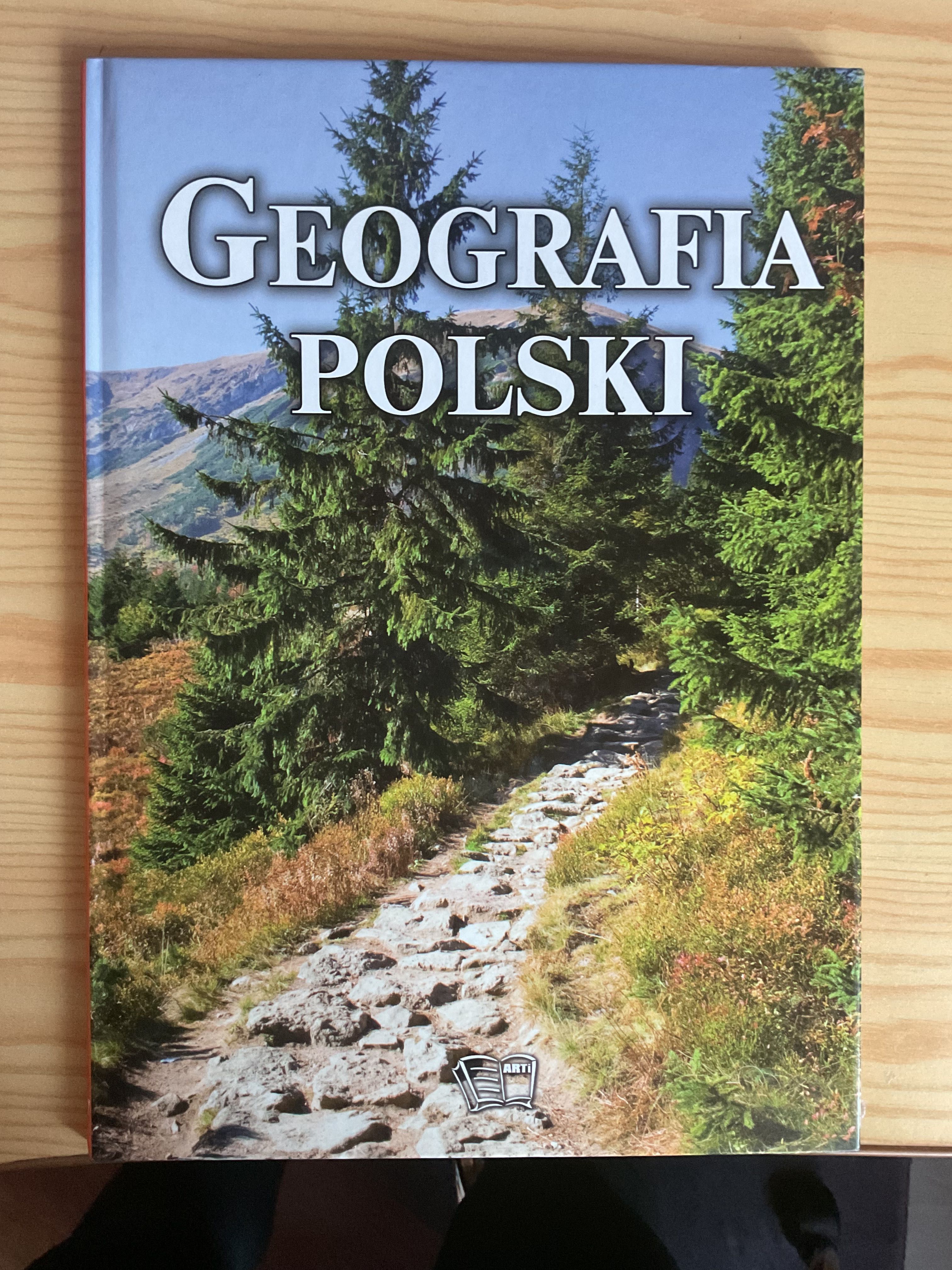 Geogriafia Polski, książka dla dzieci/uczniów, na prezent