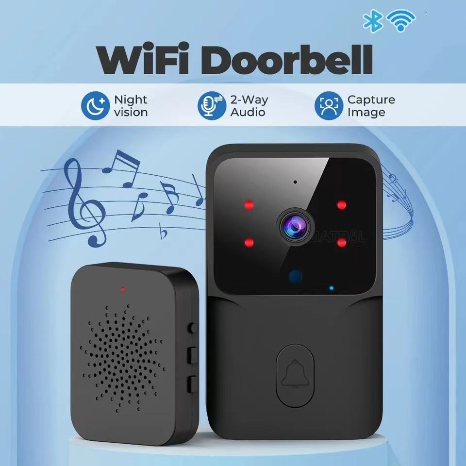 Dzwonek bezprzewodowy WIFI wideodzwonek do drzwi domofon