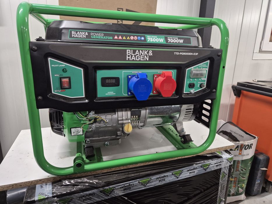 Agregat prądotwórczy 230V/400V 7,5kW nowy na gwarancji