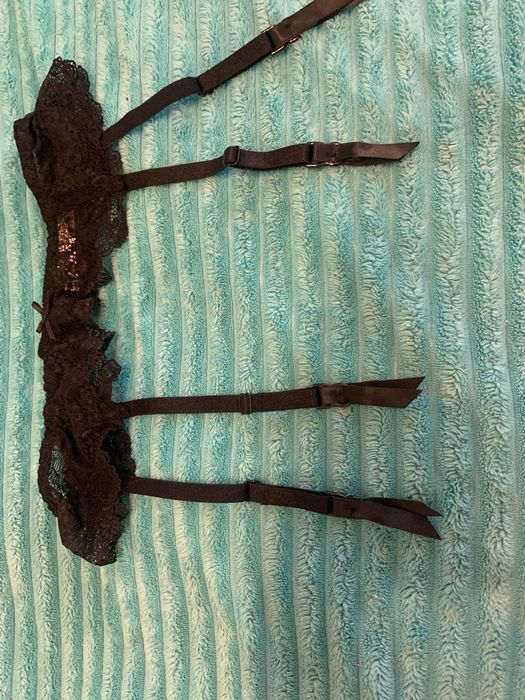 Pas do pończoch czarny rozmiar S